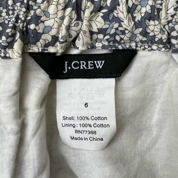 JCREW cotton mini skirt size 6 - Picture 2 of 3